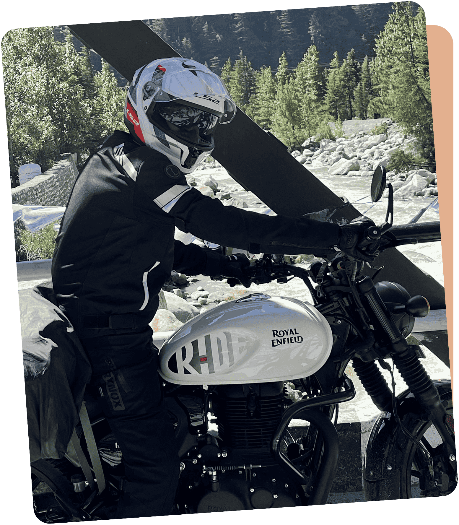 Mountain motorcycle adventure